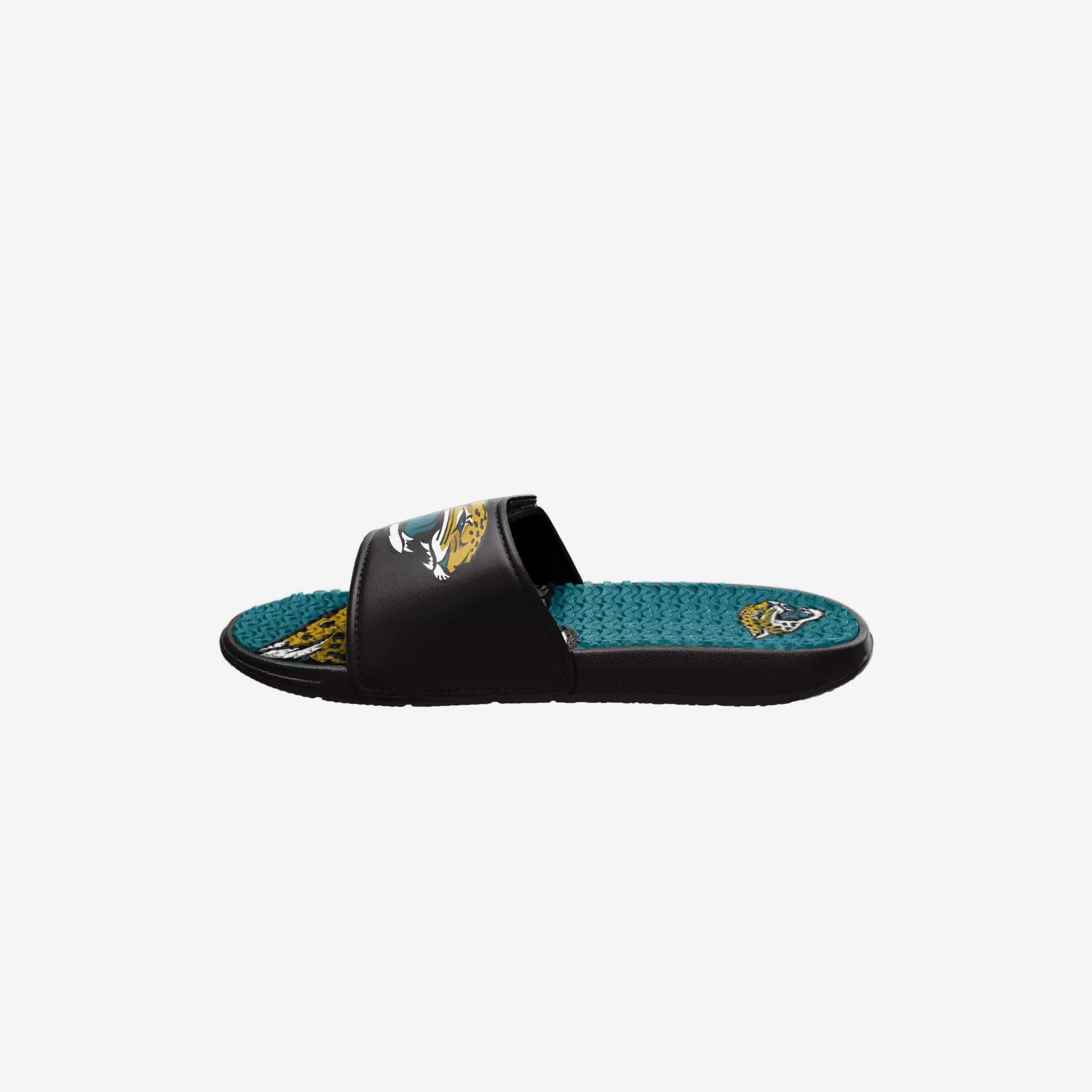 Jacksonville Jaguars Youth Colorblock Big Logo Gel Slide