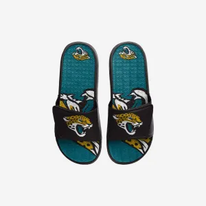 Jacksonville Jaguars Youth Colorblock Big Logo Gel Slide