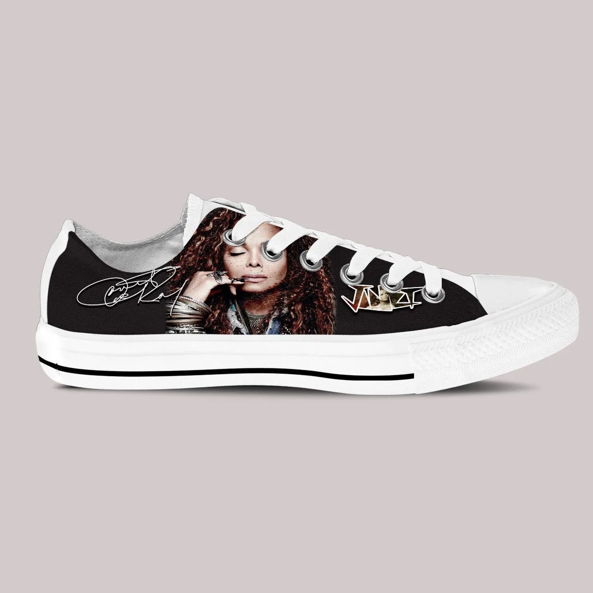 janet jackson ladies low cut sneakers