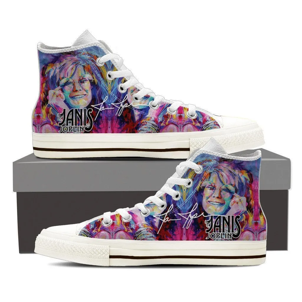 janis joplin ladies high top sneakers