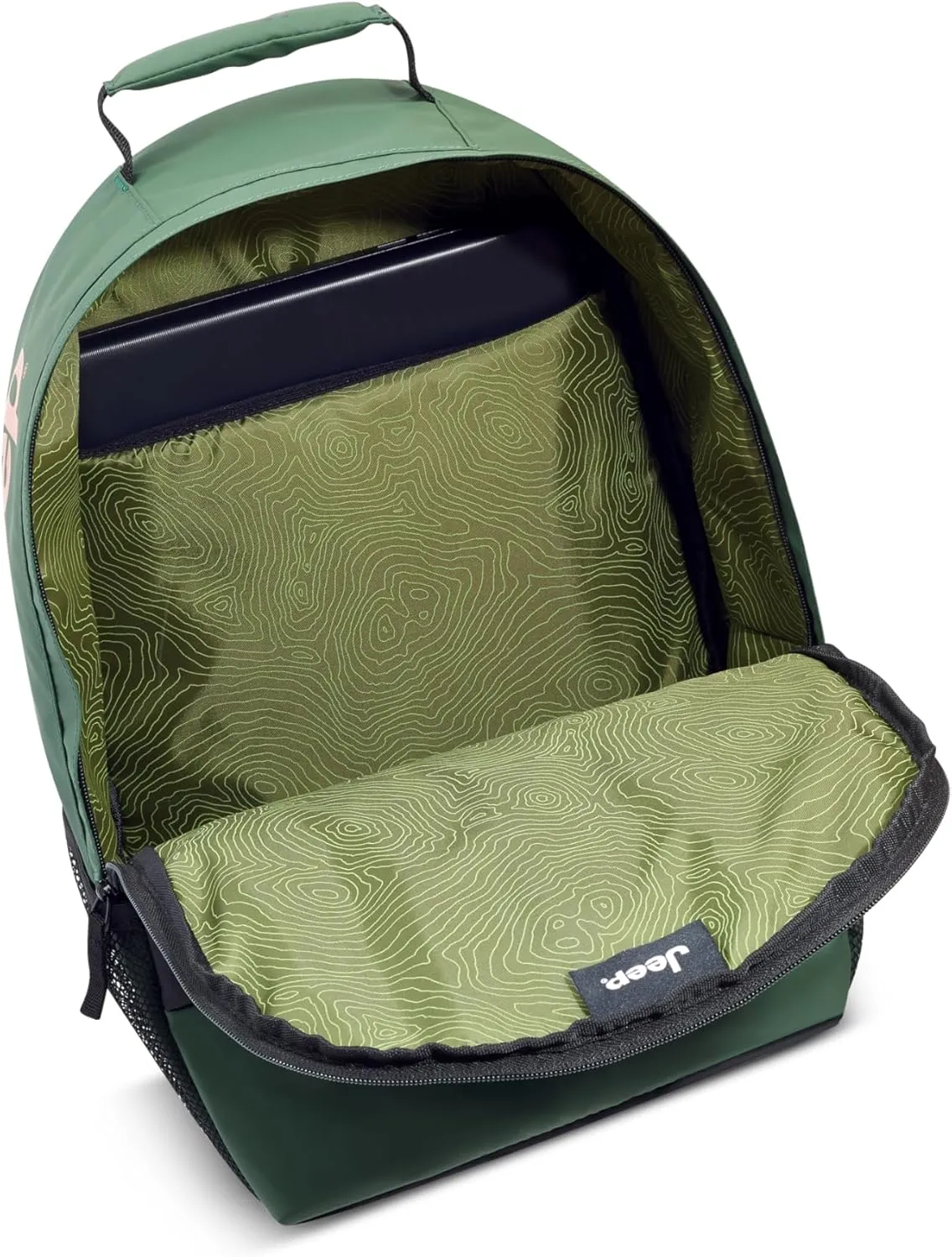 Jeep JS012C Travel Backpack, Green, 15.6" Laptop