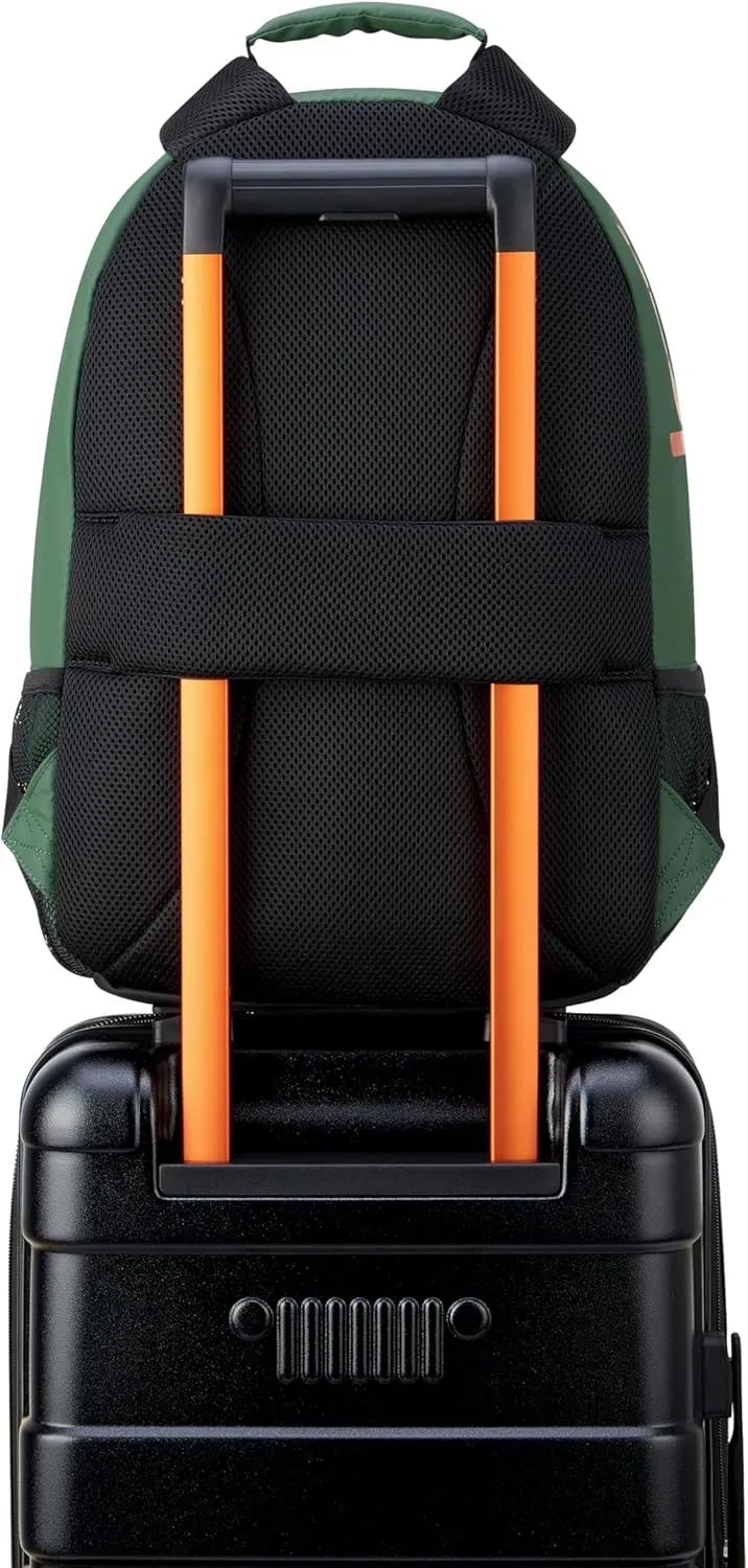 Jeep JS012C Travel Backpack, Green, 15.6" Laptop