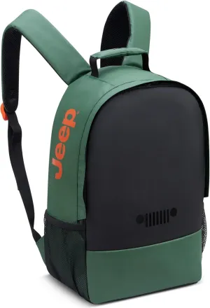 Jeep JS012C Travel Backpack, Green, 15.6" Laptop