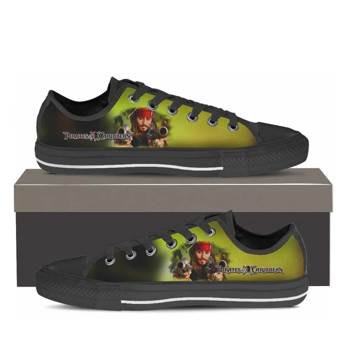 johnny depp ladies low cut sneakers