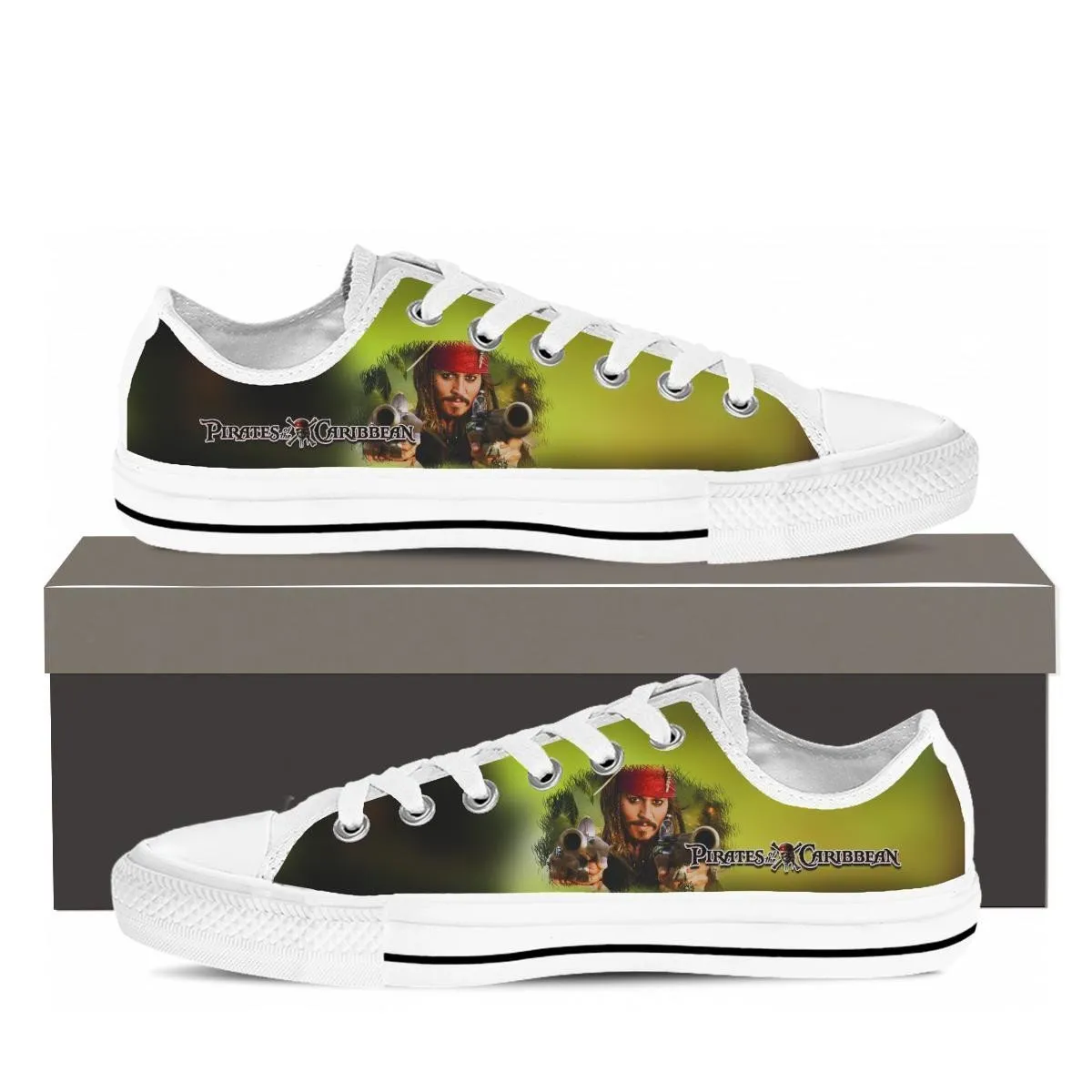 johnny depp ladies low cut sneakers