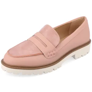Journee Women's Comfort Foam Kenly Loafer Blush, 9
