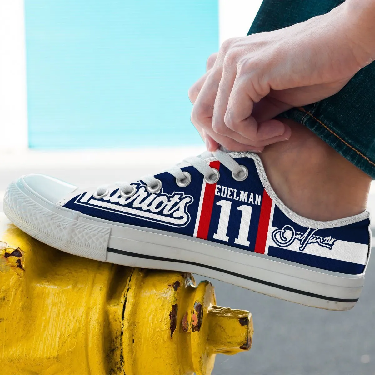 julian edelman mens low cut sneakers cut