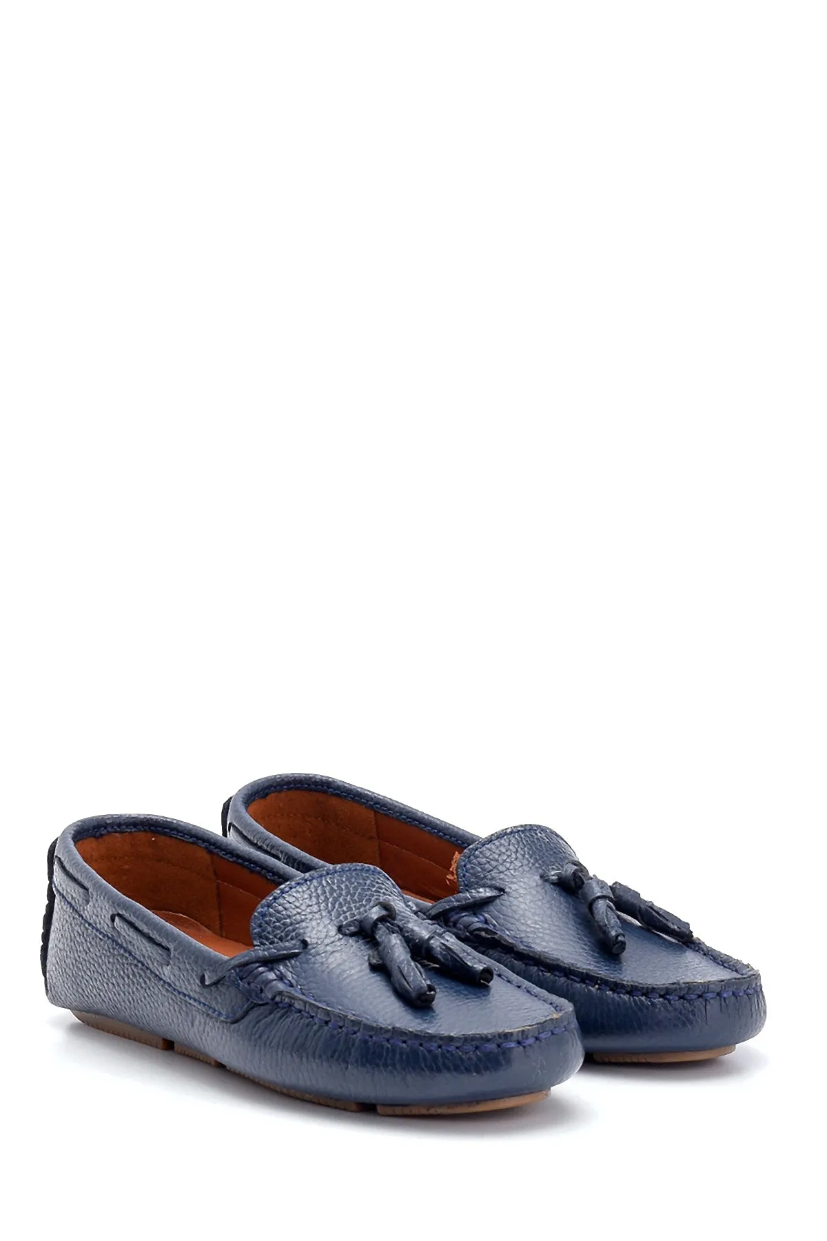 Kadın Püsküllü Deri Loafer