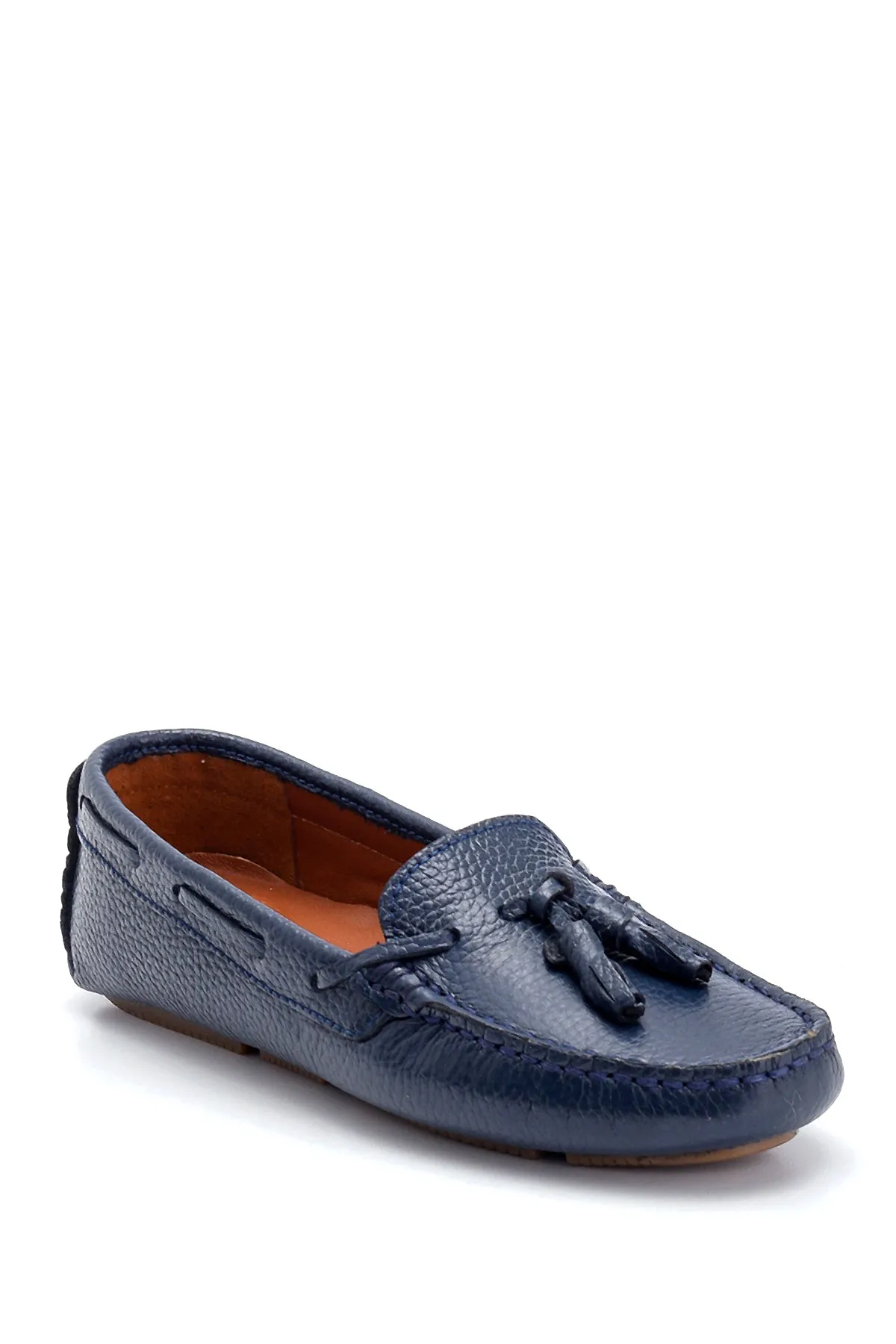 Kadın Püsküllü Deri Loafer