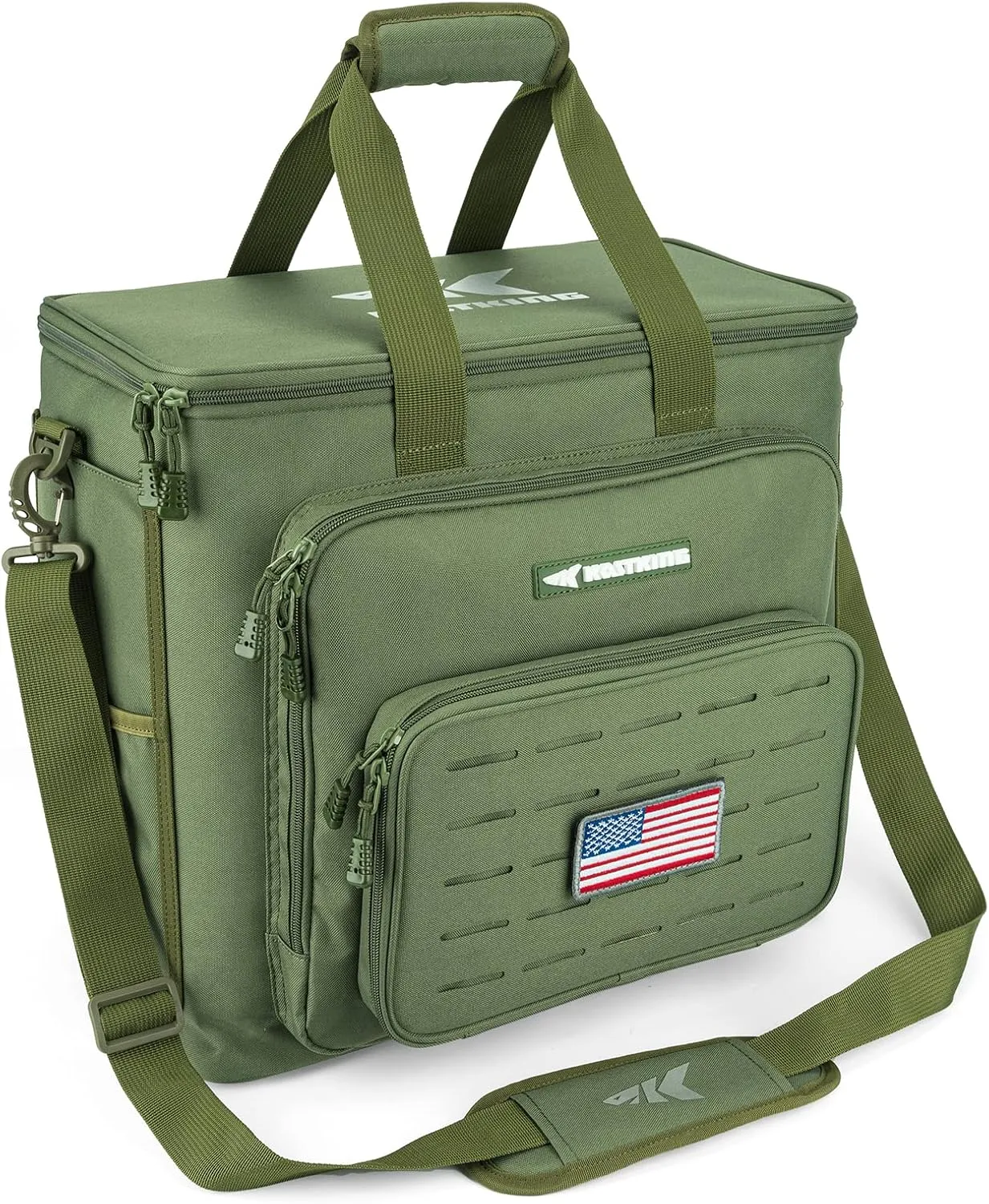 KastKing Fishing Tackle Bags - Saltwater & Freshwater Fishing Bags - Water Resistant, Padded Shoulder Strap - Gear Storage