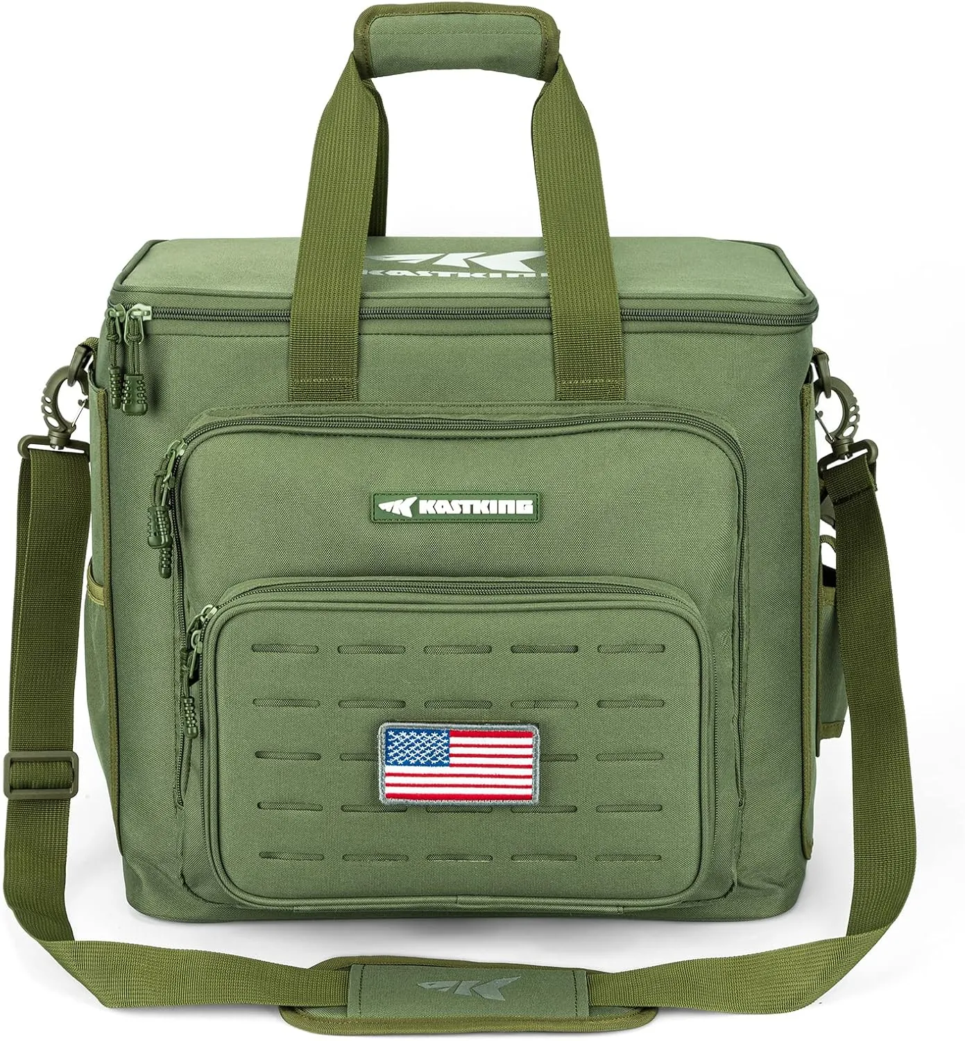 KastKing Fishing Tackle Bags - Saltwater & Freshwater Fishing Bags - Water Resistant, Padded Shoulder Strap - Gear Storage