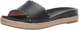 kate spade new york Women's Zeena Slide Sandal, Black, 5 M US
