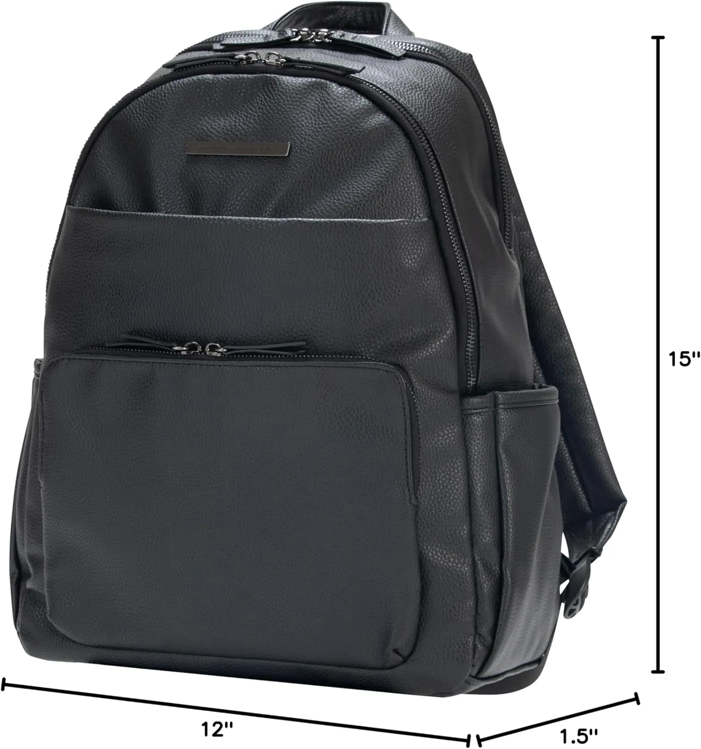 Kenneth Cole REACTION Marley Backpack, Black, 15" Laptop