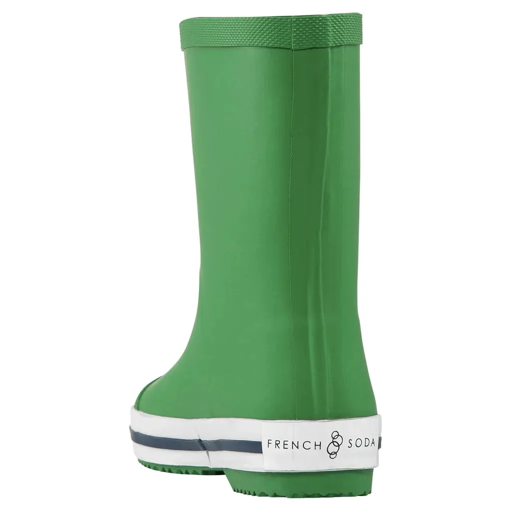 Kids Rubber Gumboots - Green