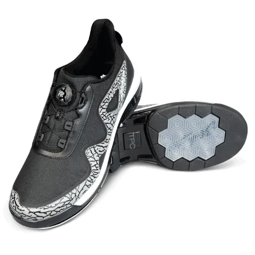 KR Strikeforce TPC The Gladiator Black/Stone High Performance Mens Left Hand Bowling Shoes
