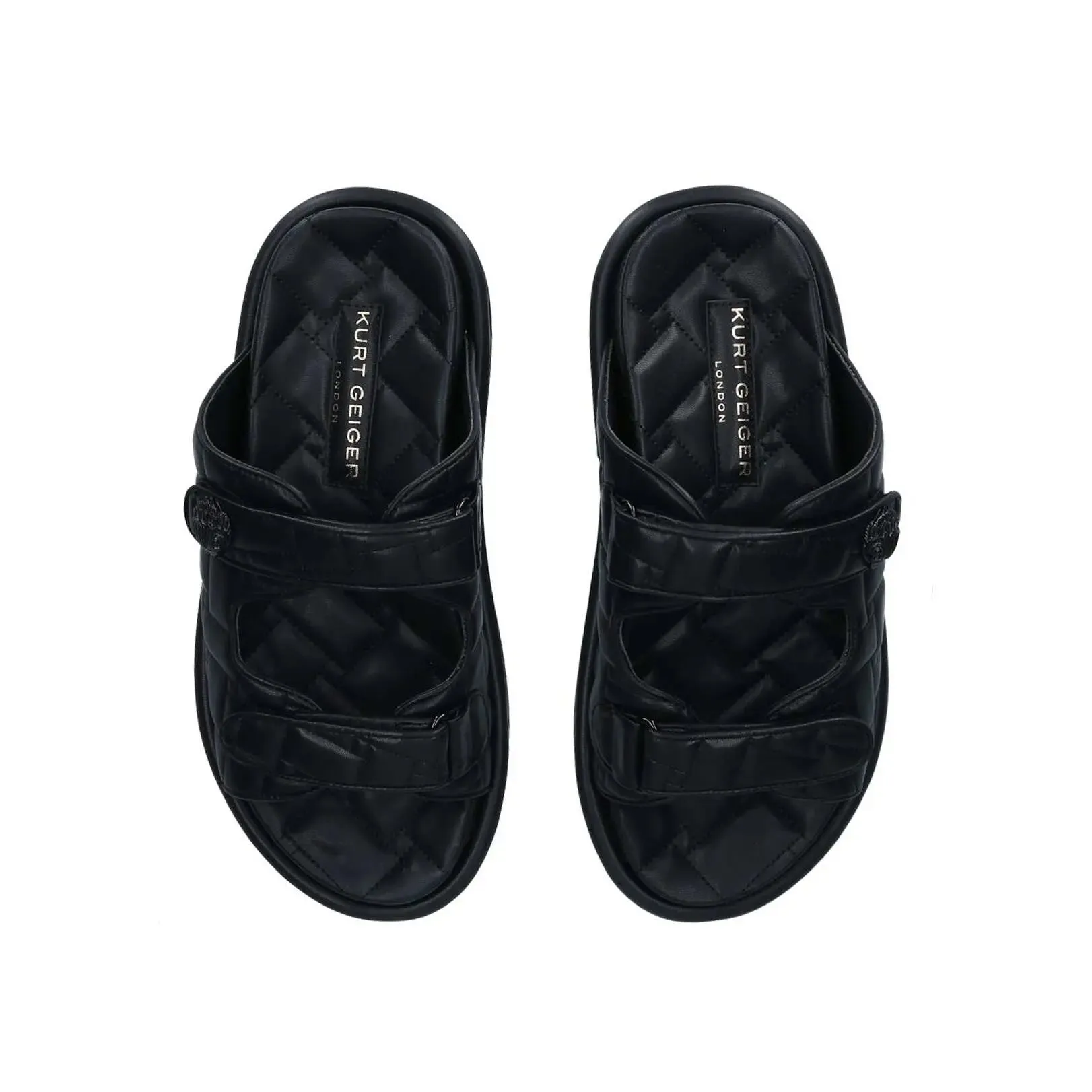Kurt Geiger Orson Male Slide-Black