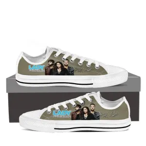 lady antebellum ladies low cut sneakers