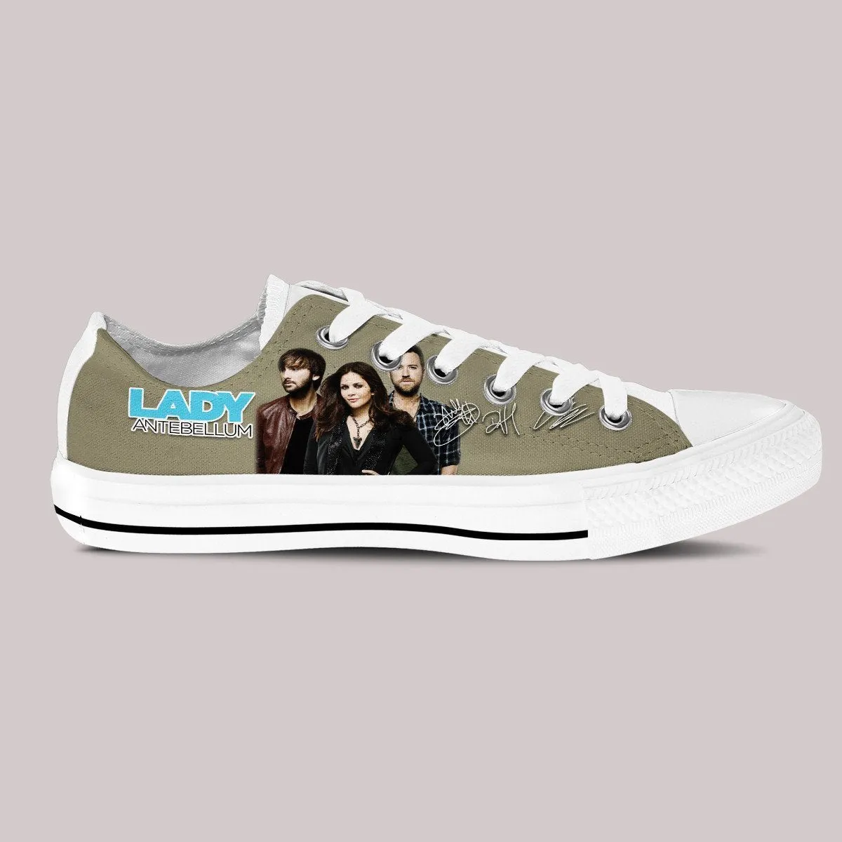 lady antebellum ladies low cut sneakers