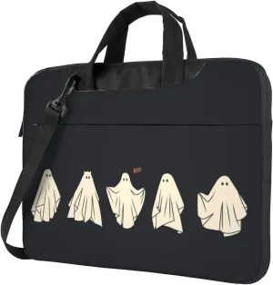 Laptop Bag Laptop Case 13 Inch Computer Bags Funny Halloween Scary Ghostly Printed Padded Sleeve Cover for Women Men