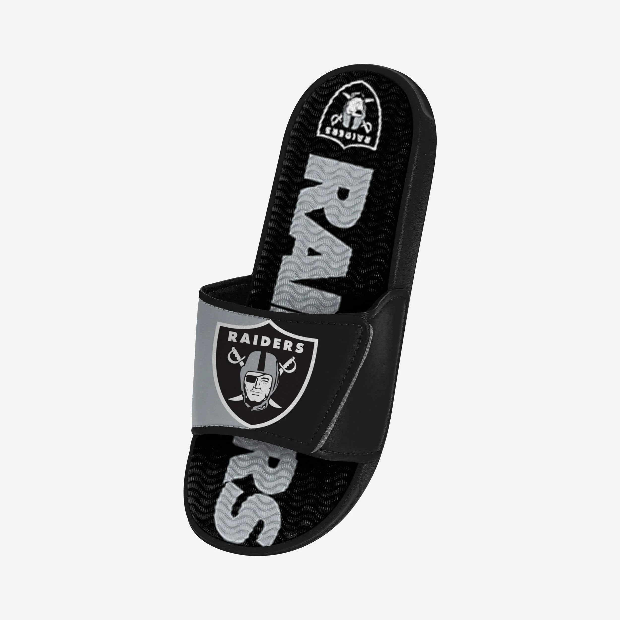 Las Vegas Raiders Colorblock Big Logo Gel Slide
