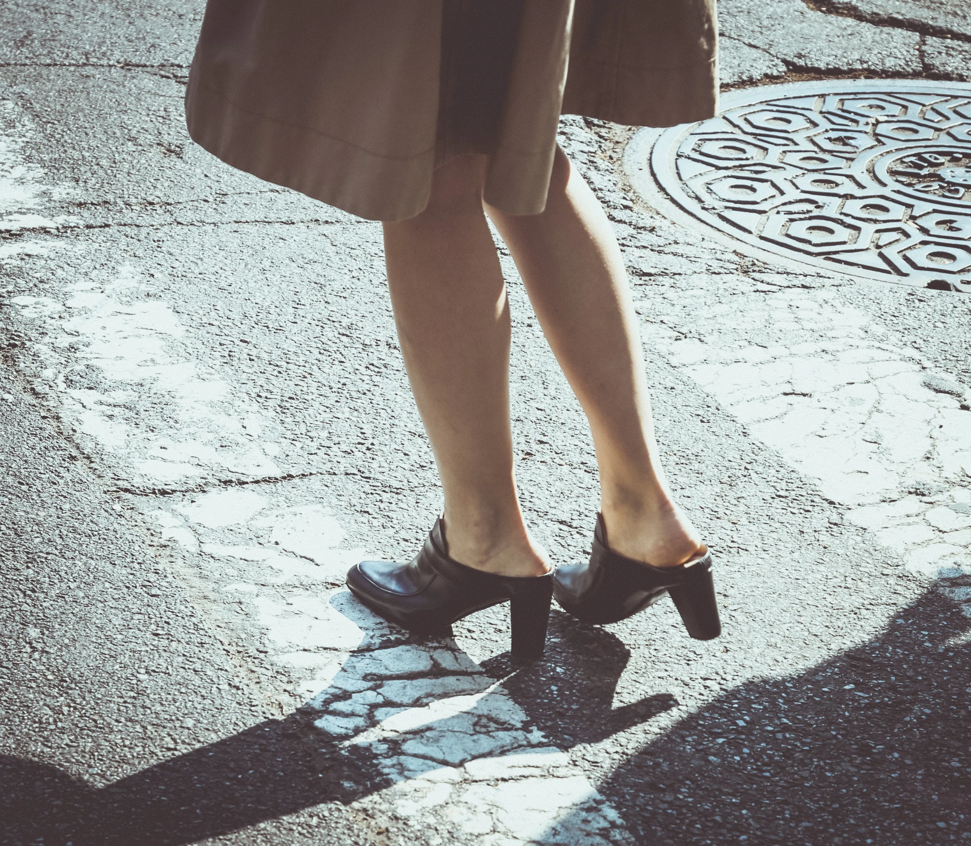 Last Chance! ALI BLOCK HEEL MULE 6, 7, 12