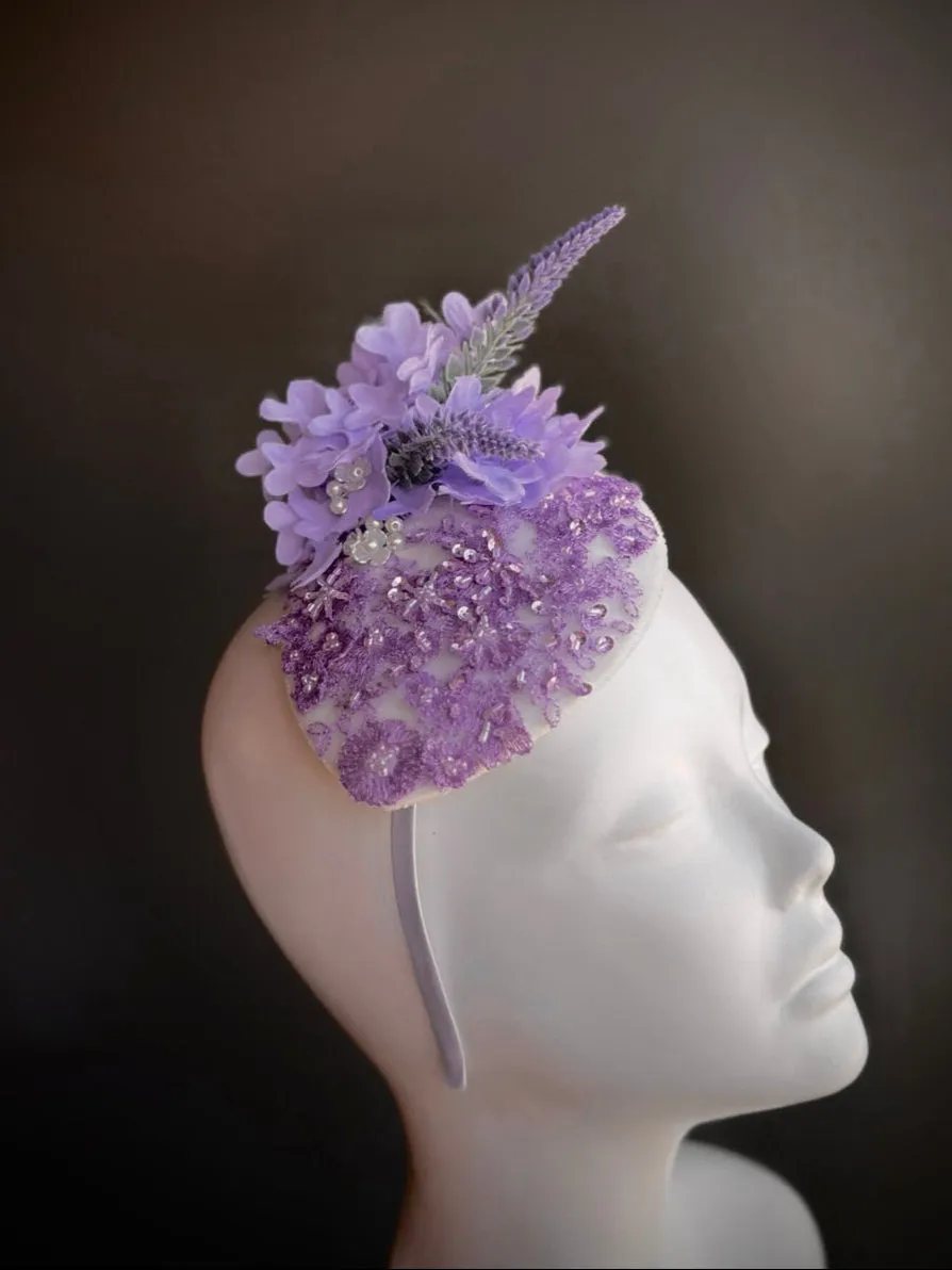 Lavender Whisper - Fascinator Hat