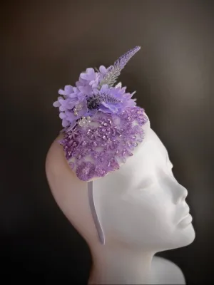 Lavender Whisper - Fascinator Hat