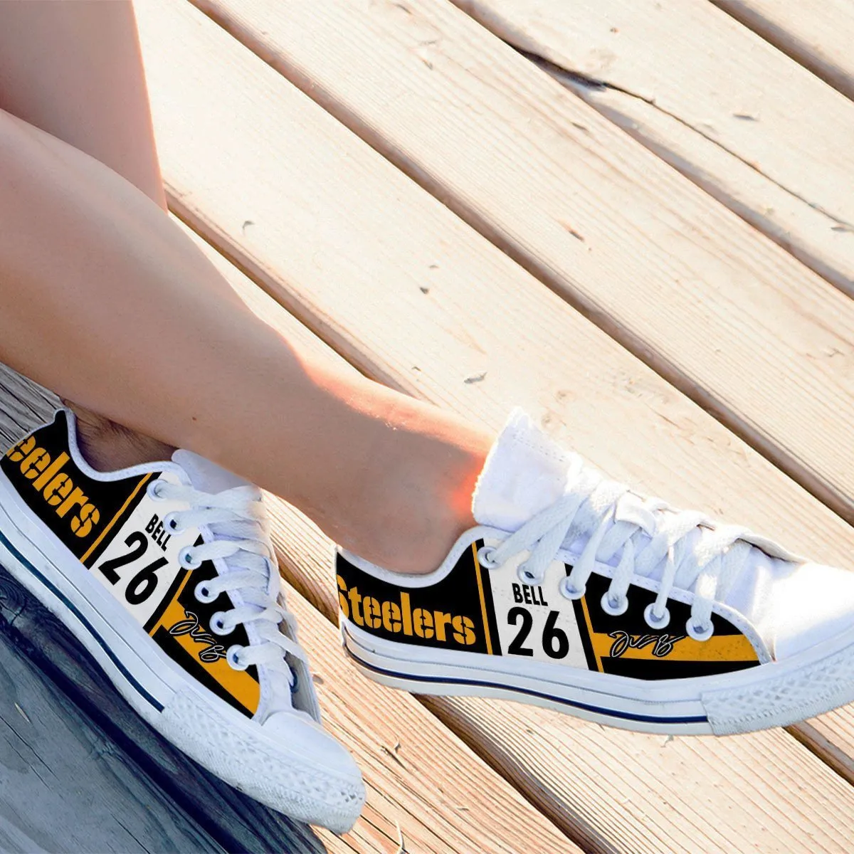 le veon bell ladies low cut sneakers