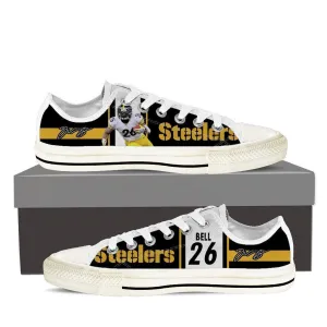 le veon bell mens low cut sneakers cut