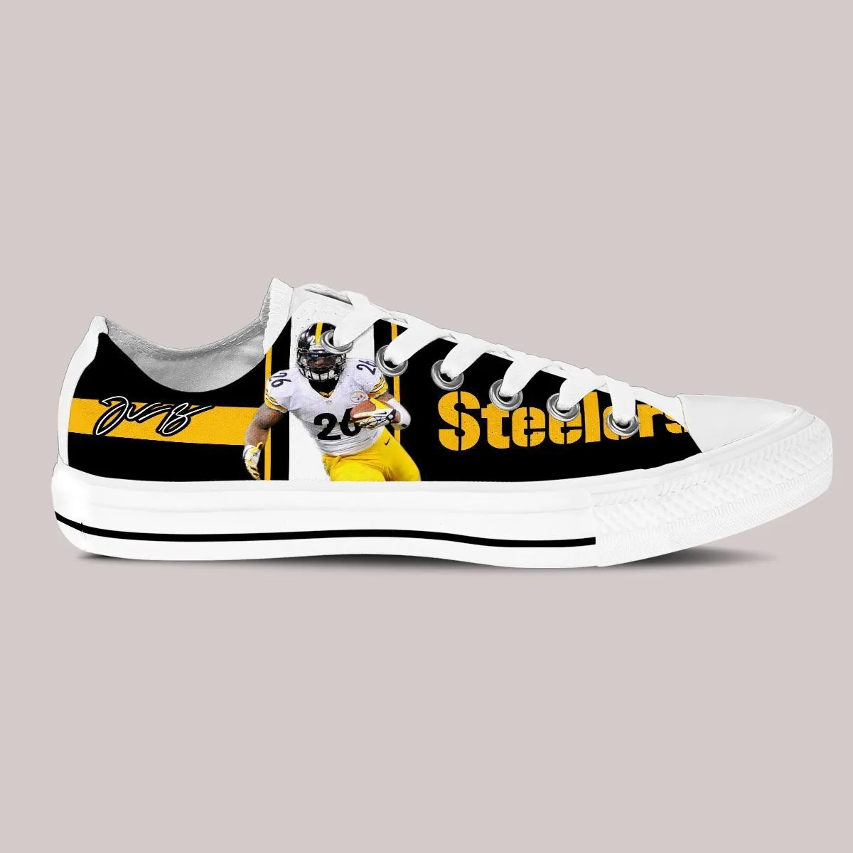 le veon bell mens low cut sneakers cut