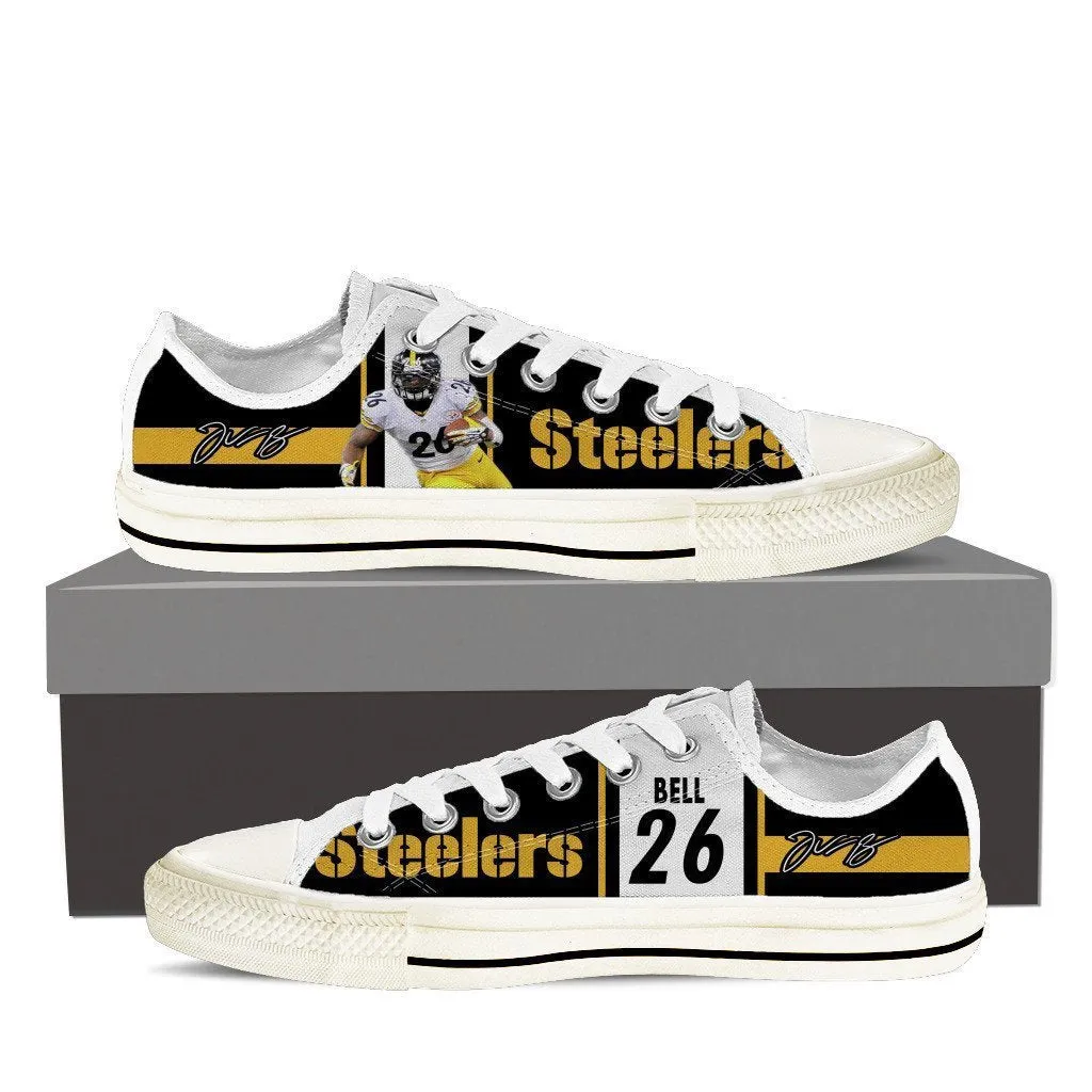 le veon bell mens low cut sneakers cut