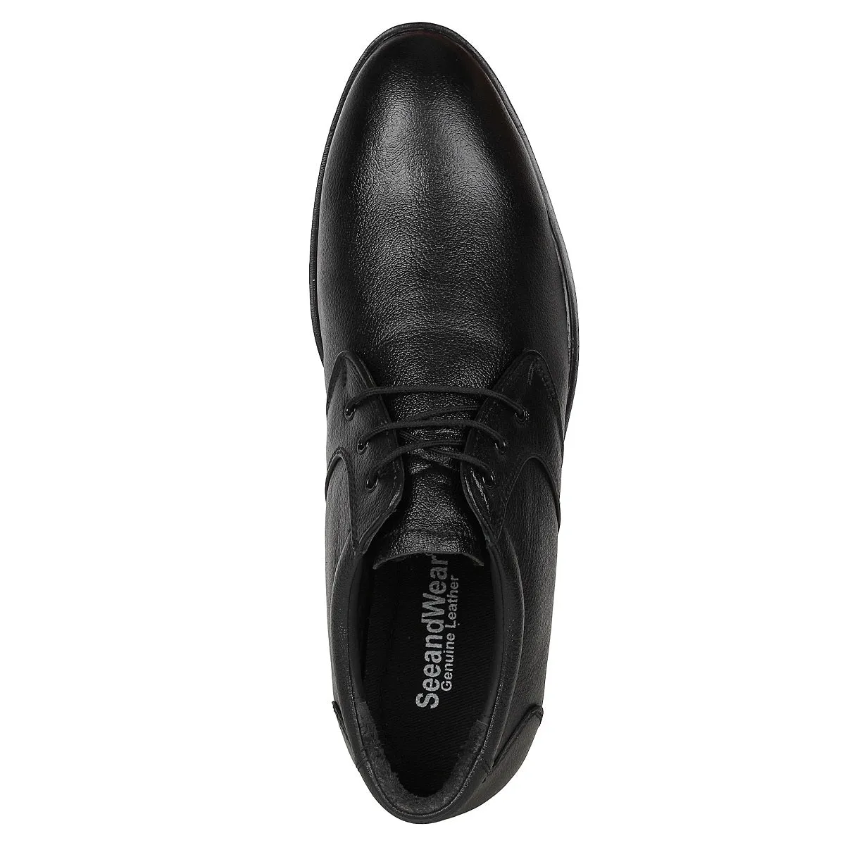 Leather Lace up Formal Shoes for Men - Defective