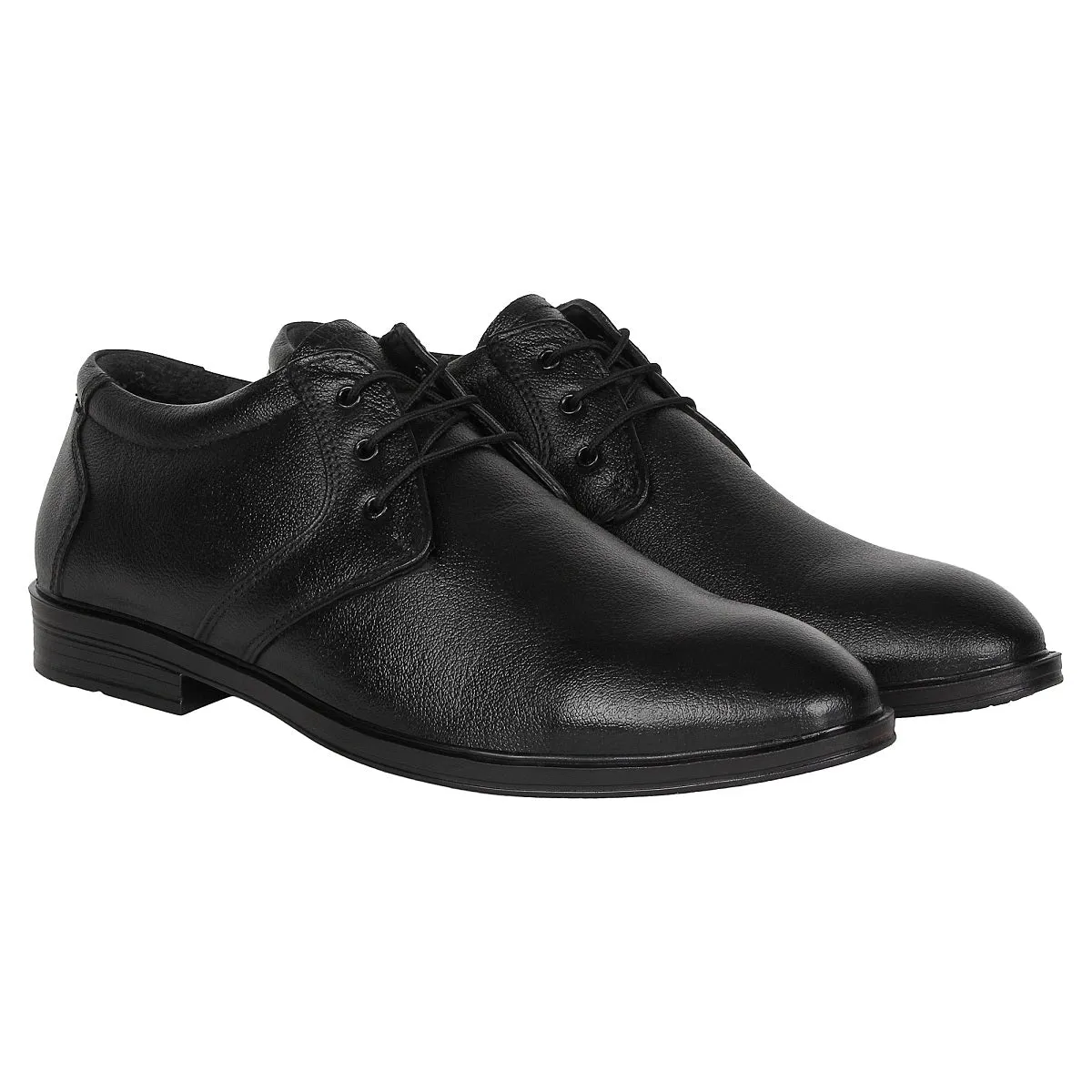 Leather Lace up Formal Shoes for Men - Defective