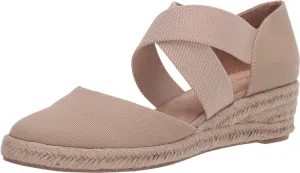 LifeStride Womens Keaton Loafer, Taupe Solid, 8 US
