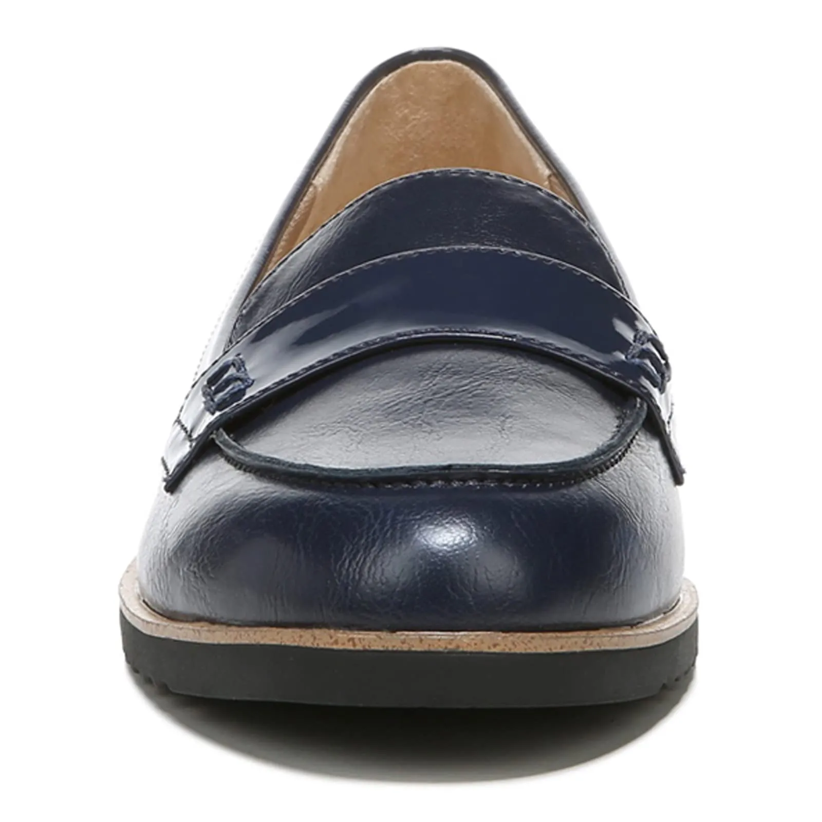 LifeStride Womens Zee Loafer, Navy Shiny, 9 US
