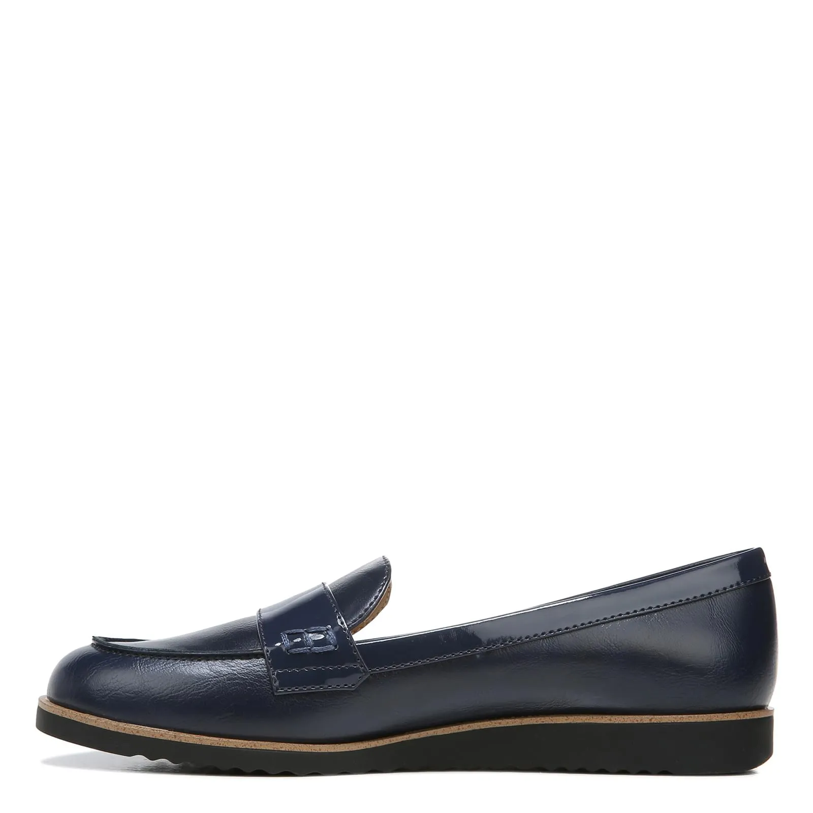 LifeStride Womens Zee Loafer, Navy Shiny, 9 US