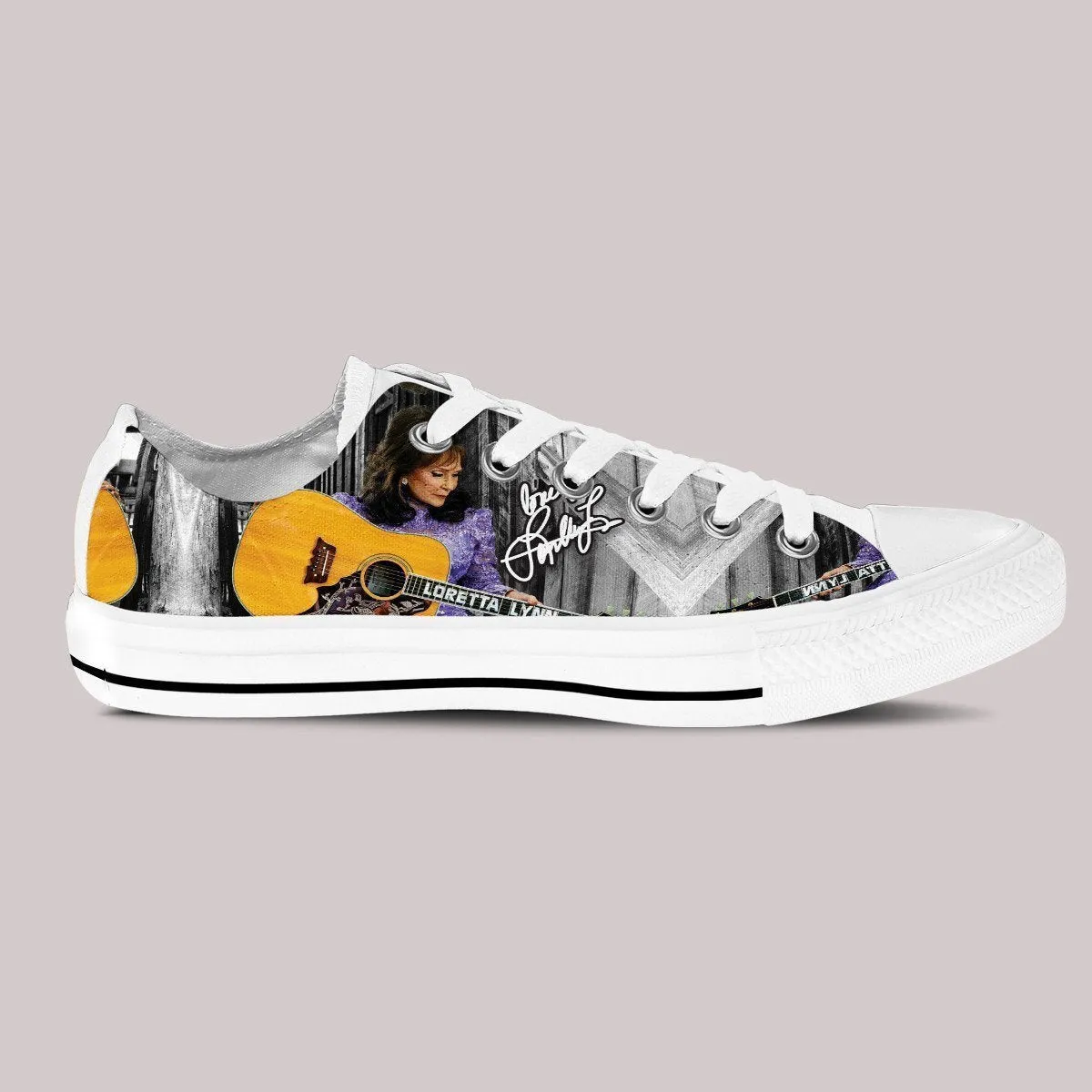 loretta lynn ladies low cut sneakers