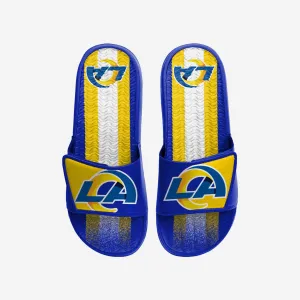 Los Angeles Rams Team Stripe Gel Slide