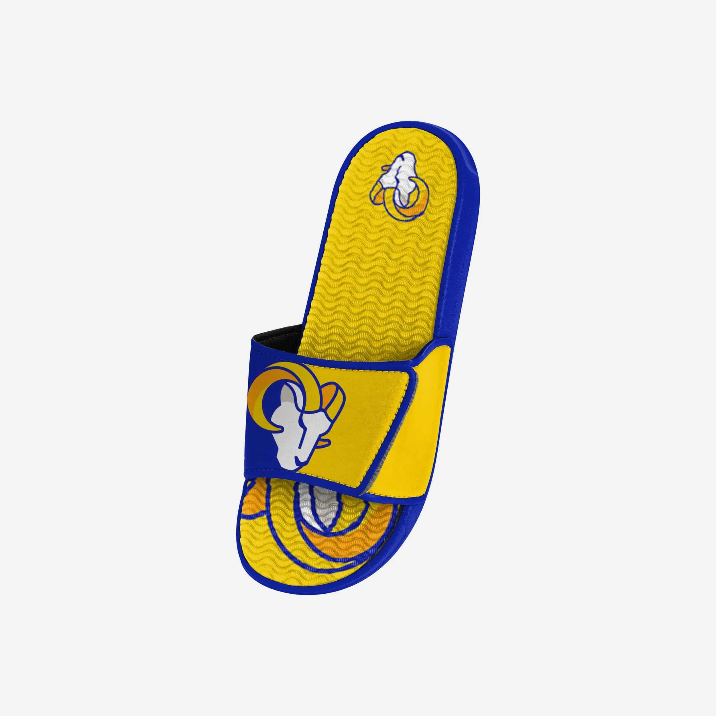 Los Angeles Rams Youth Colorblock Big Logo Gel Slide