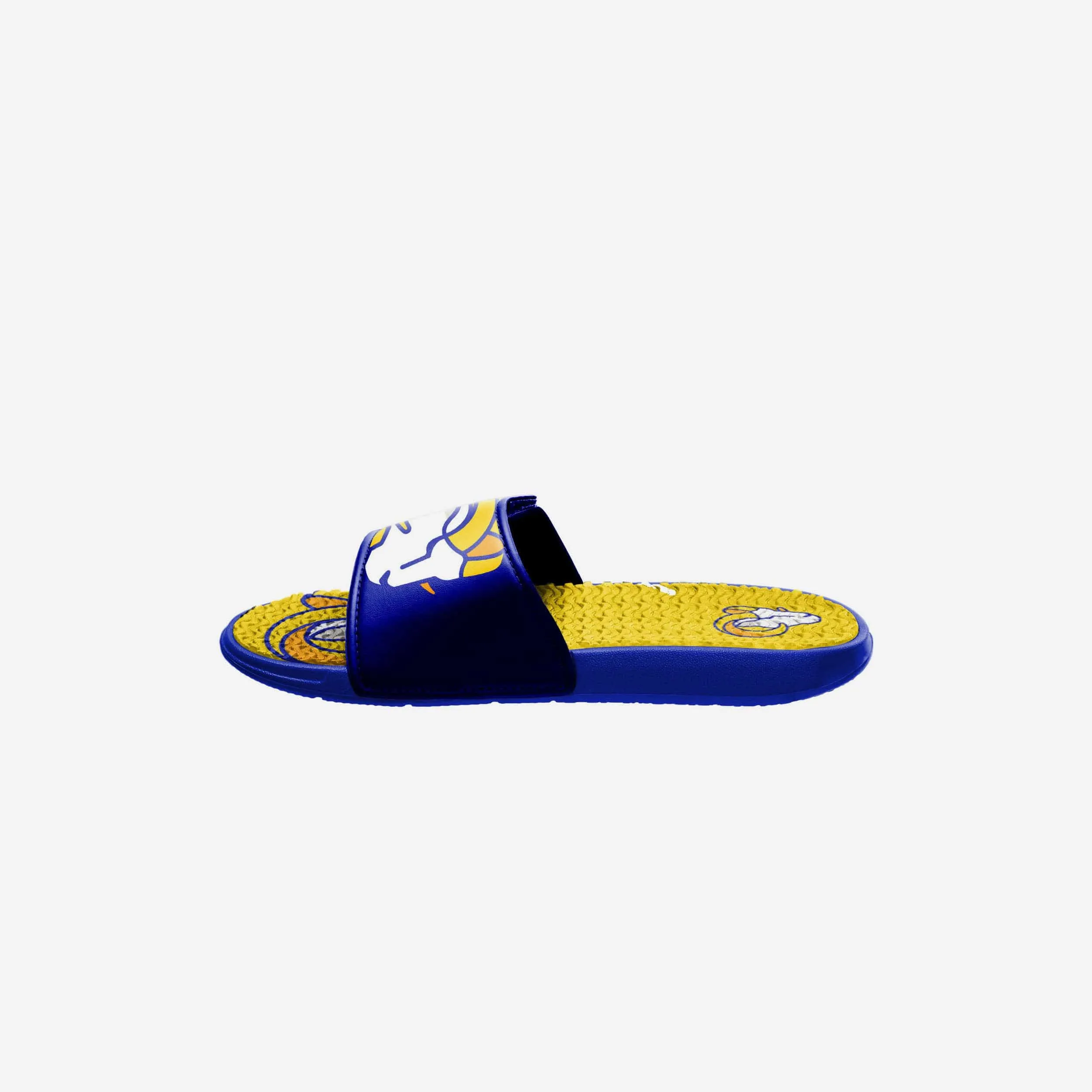 Los Angeles Rams Youth Colorblock Big Logo Gel Slide