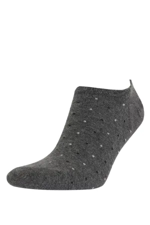Man 3 Pcs Cotton Sneaker Socks
