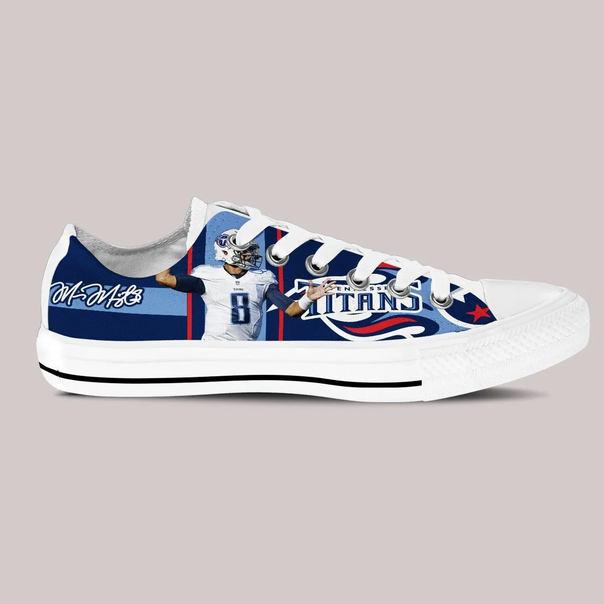 marcus mariota ladies low cut sneakers