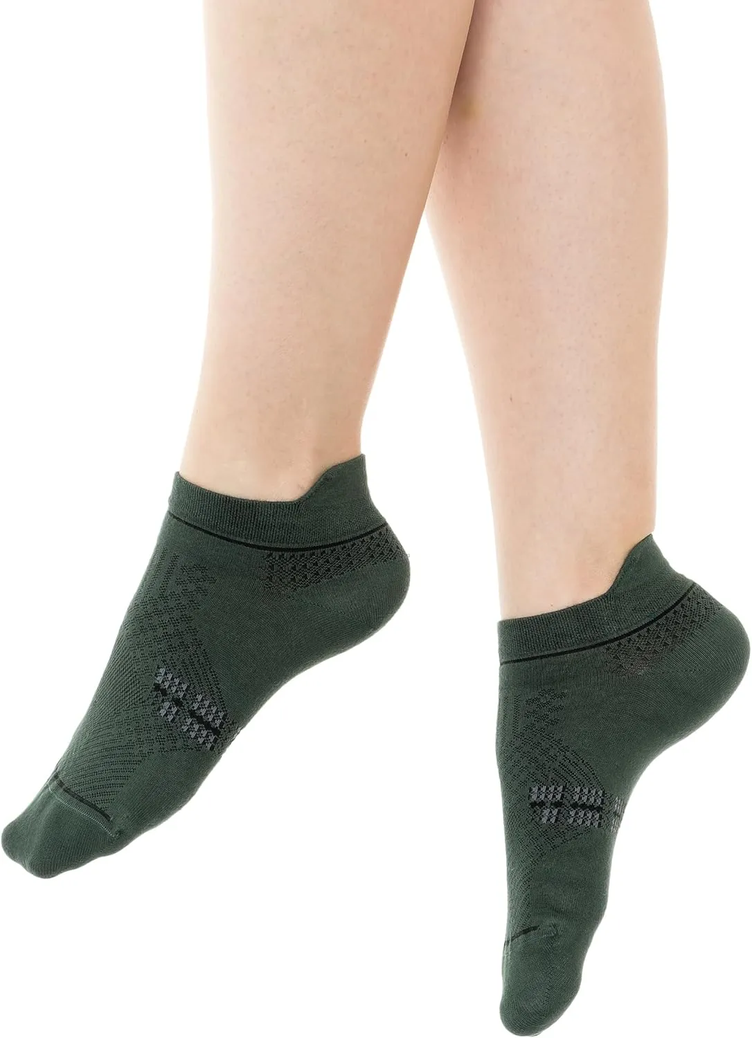 Men & Women Casual Ankle Socks – Rayon Made From Bamboo, Low-Cut Socks, Sneaker Sock 6 Pairs Athletic Socks