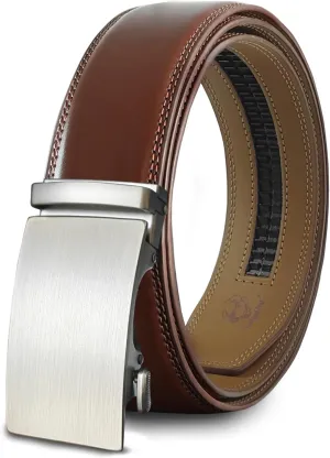 Men's Belts Leather Ratchet Dress Belts for Men Adjustable Belt for Casual Jeans