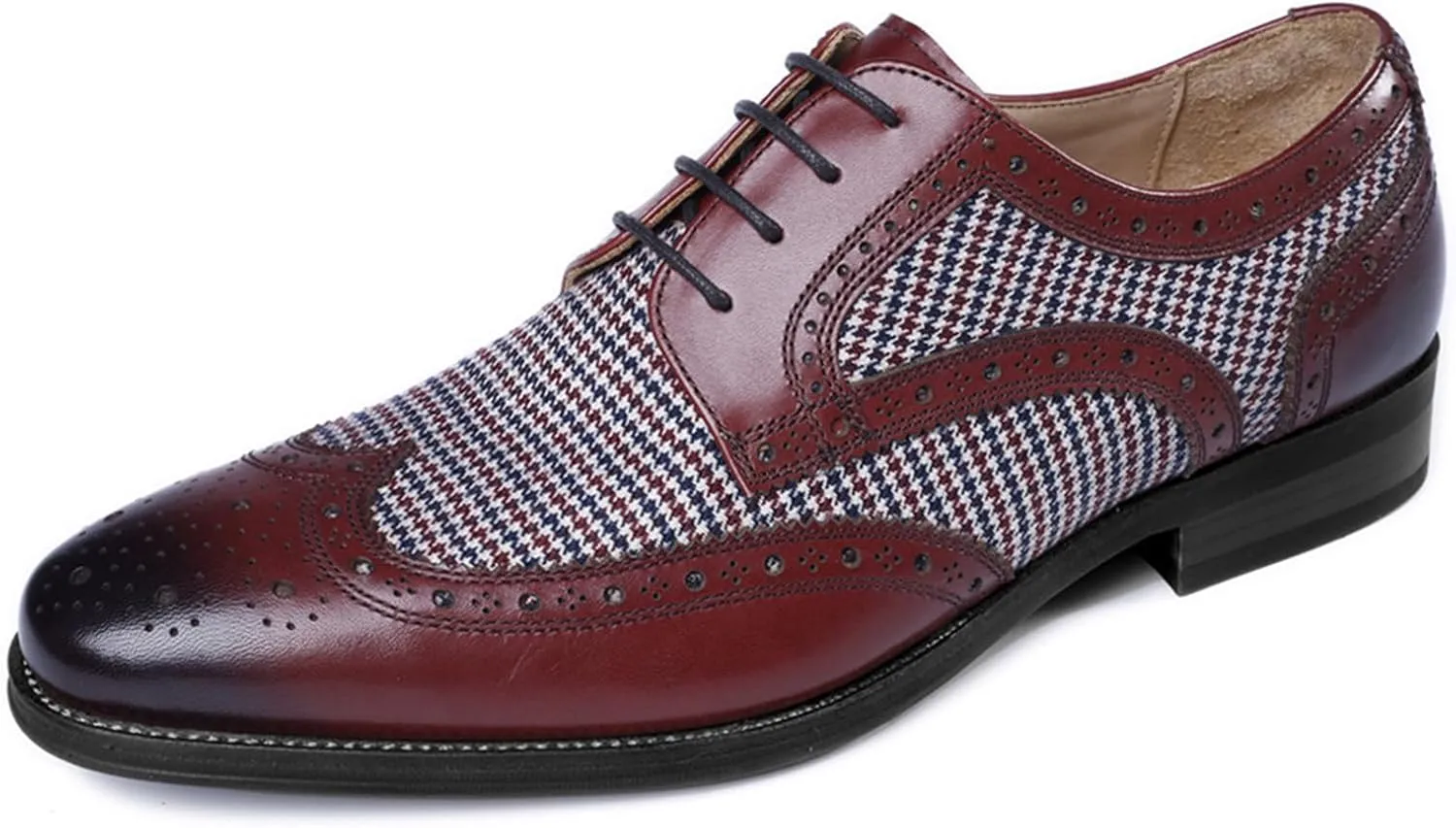 Men's Dress Shoes Lace-up Brogues Derbys Oxford Formal Shoes for Men Wedding Business Office