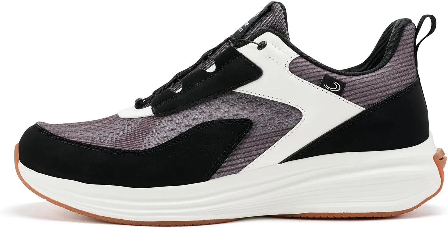 Men's Hands Free Shoes – Slip-On Sneakers with Innovative Design No-Tie Laces No-Bend Convenience Walking Shoes for Men