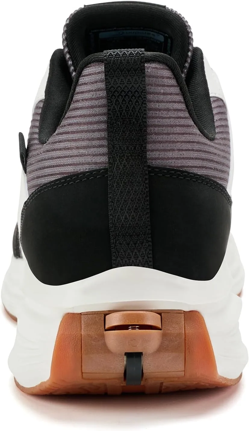 Men's Hands Free Shoes – Slip-On Sneakers with Innovative Design No-Tie Laces No-Bend Convenience Walking Shoes for Men