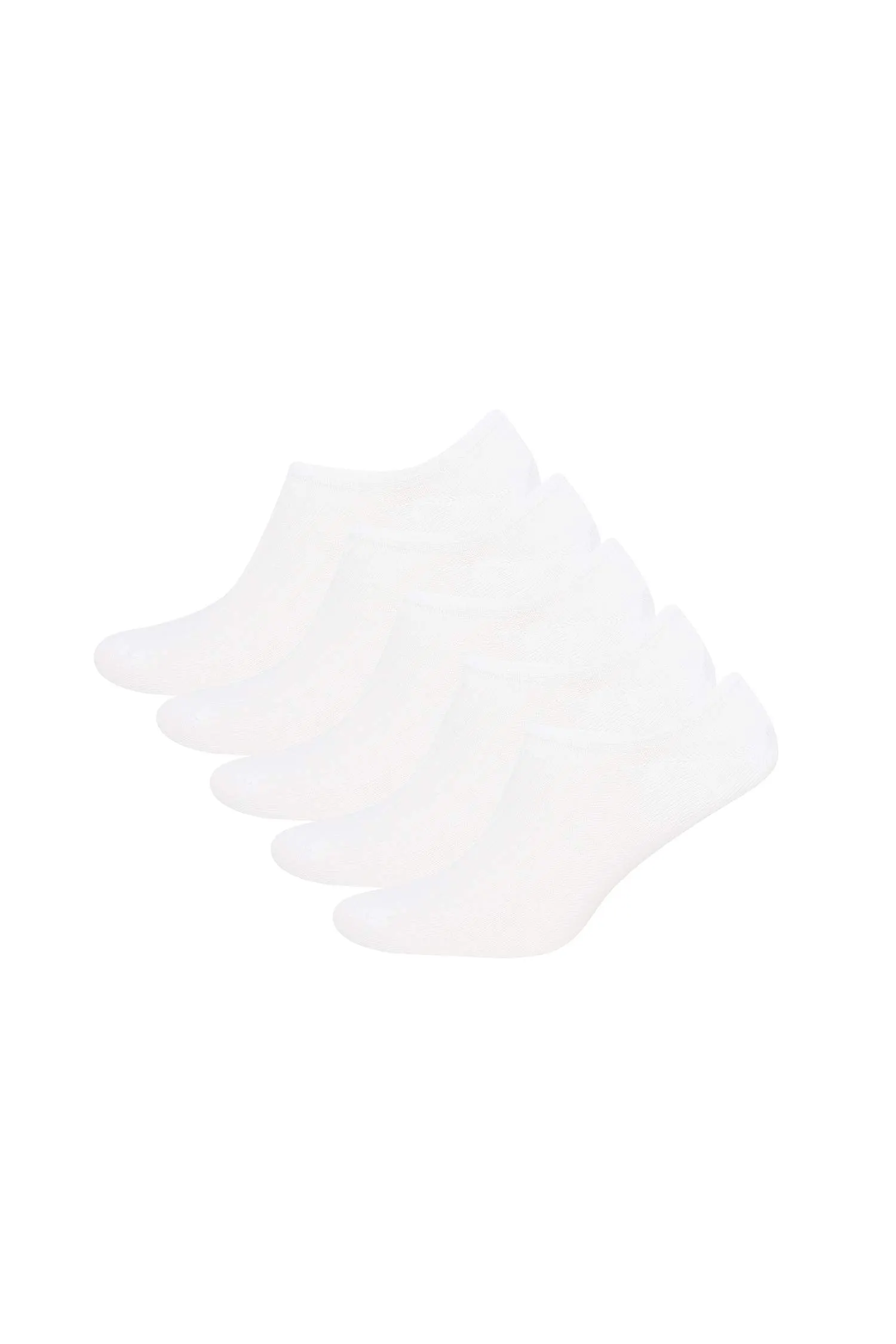 Men's Invisible 5 Pcs Cotton Sneaker Socks