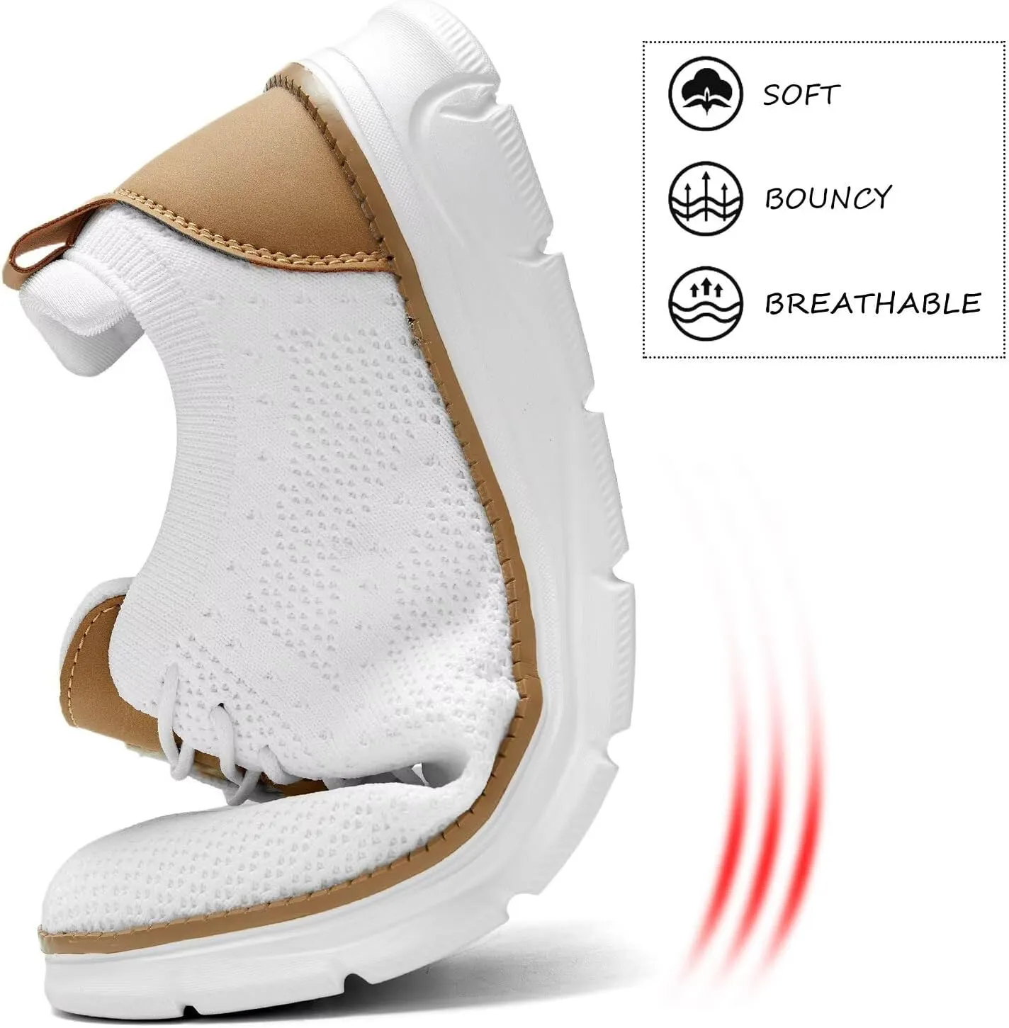 Men's Mesh Sneakers Oxfords Lace-Up Lightweight Casual Walking Shoes Driving Shoes