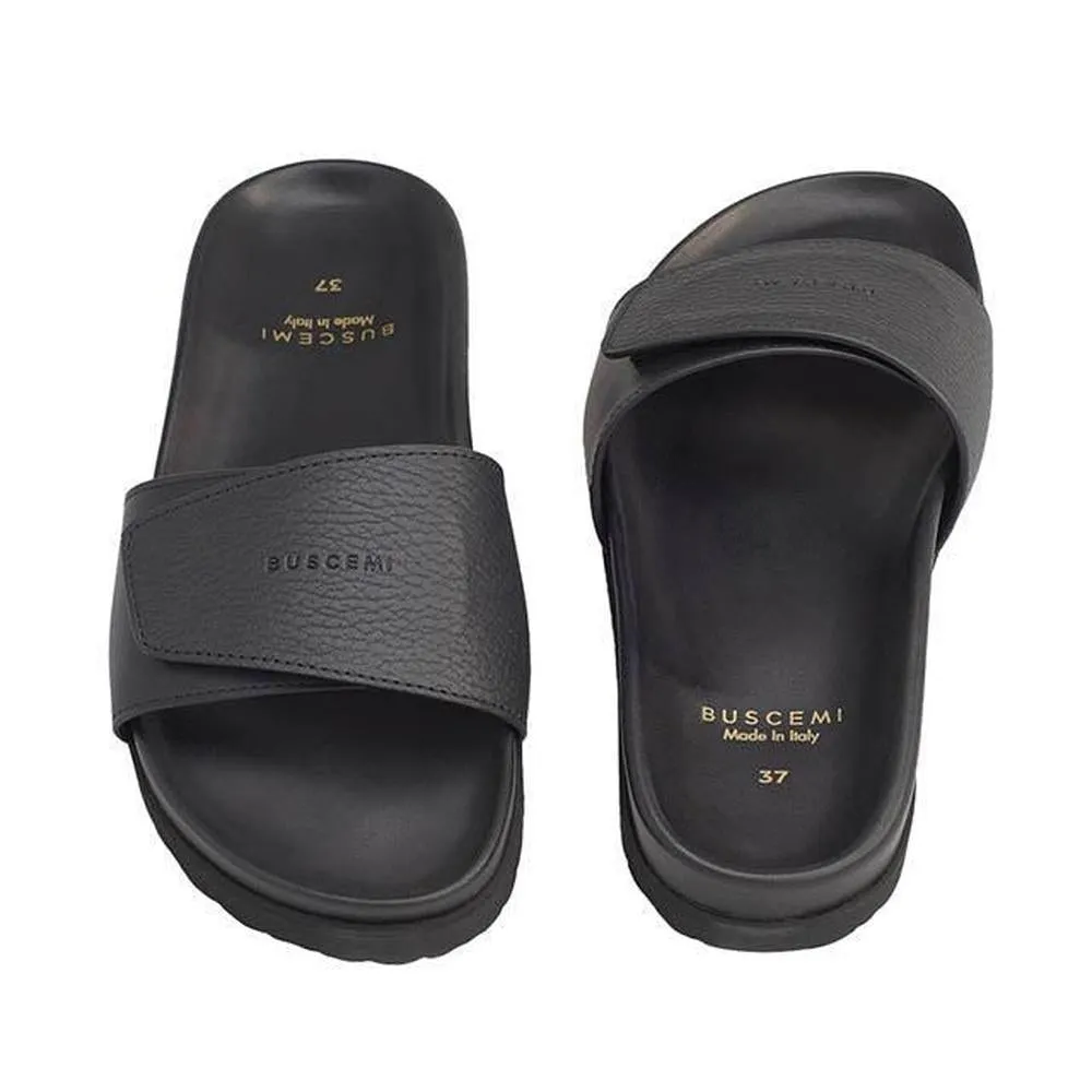 Men's Scratch Leather Slide
